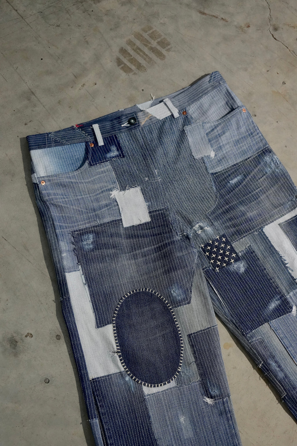 sashiko/boro levi´s jeans