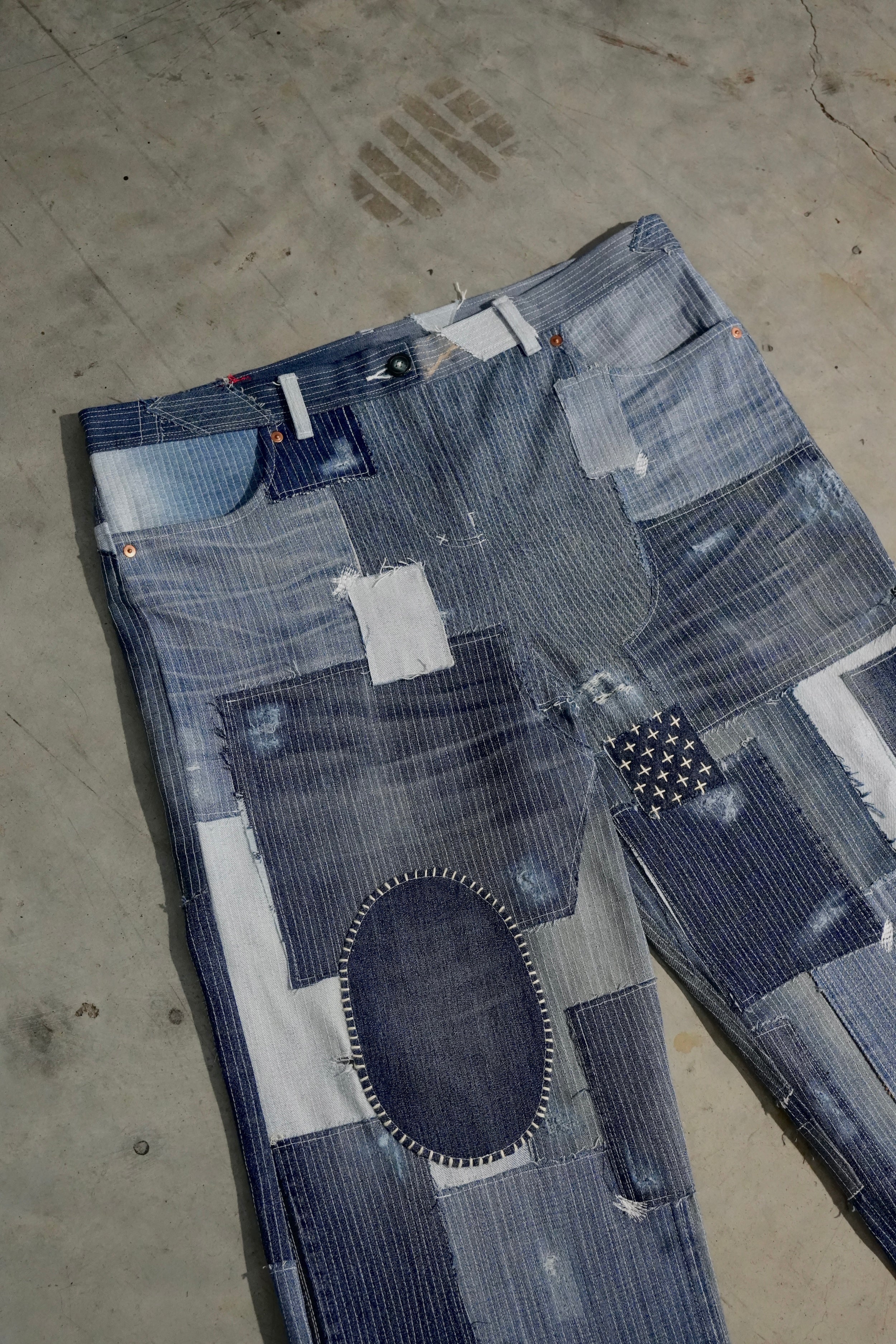 sashiko/boro levi´s jeans