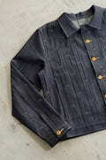 acordeon denim jacket