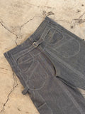 Pantalones denim a rayas